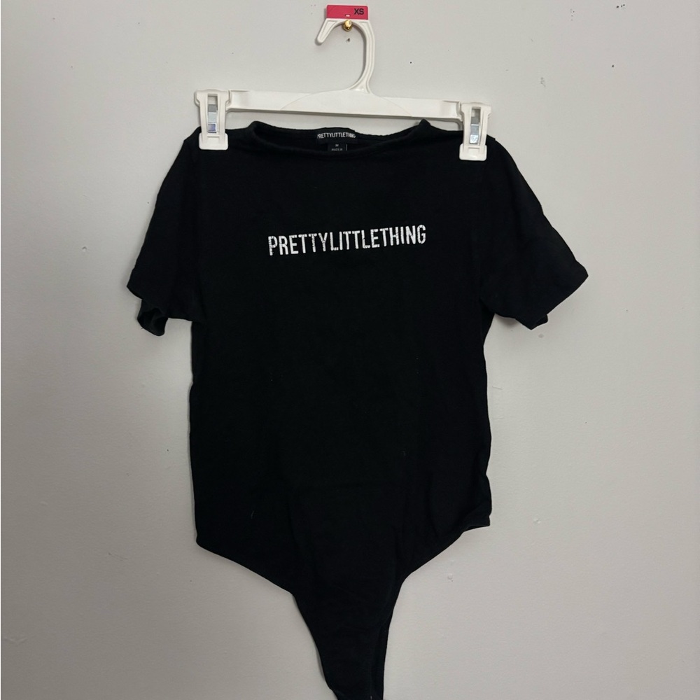 PrettyLittleThing Classic Black Tee Bodysuit